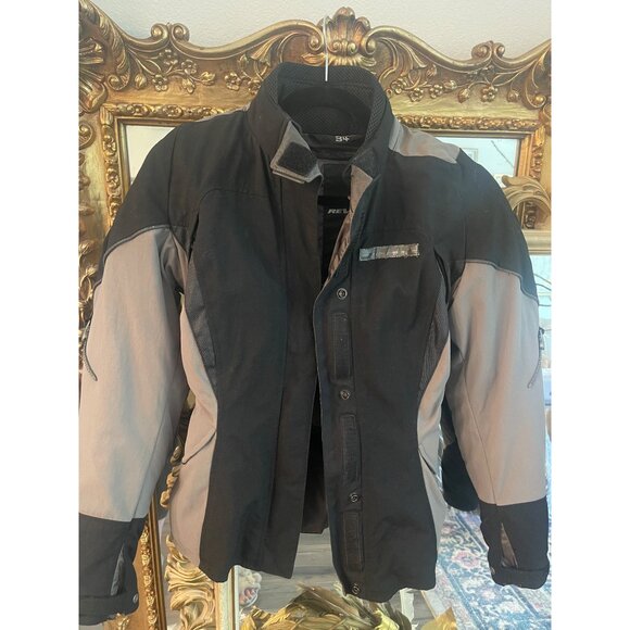 REV’IT Women’s Motorcycle Jacket Black Grey Sz 34 - Picture 5 of 12